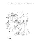 HIGH PERFORMANCE ADJUSTABLE JUICER WITH WHOLE FOODS FEED CHUTE AND CLUTCH     MECHANISM diagram and image