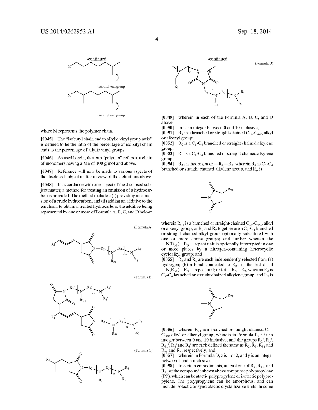 FUNCTIONALIZED POLYMERS CONTAINING POLYAMINE SUCCINIMIDE FOR     DEMULSIFICATION IN HYDROCARBON REFINING PROCESSES - diagram, schematic, and image 08