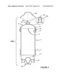 Lubricious, sealed, airless baby bottle diagram and image