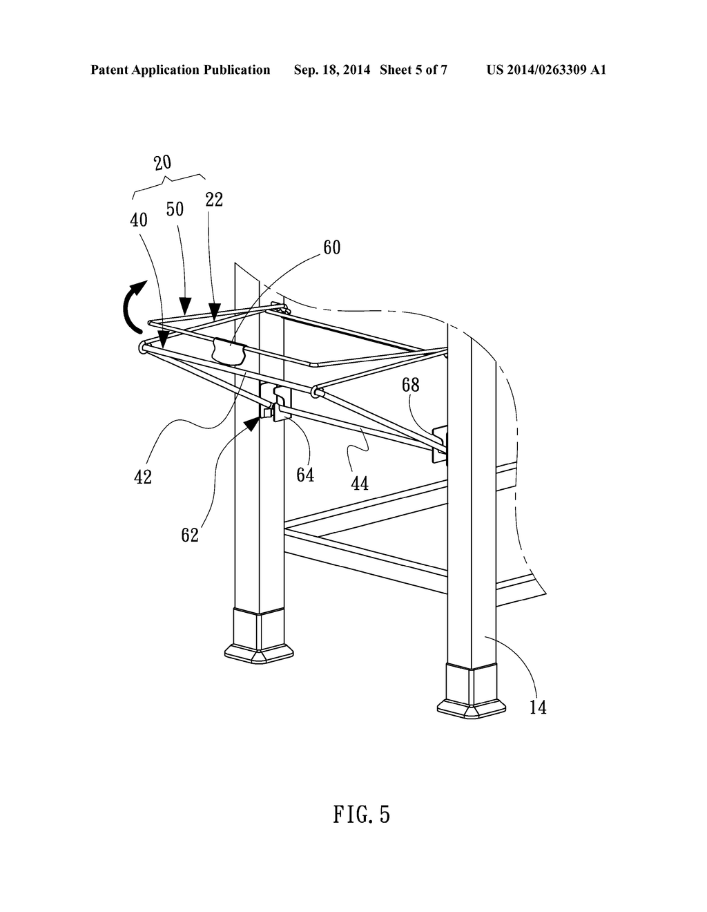 Apparatus for Holding a Bin-Liner on a Barbecue Grill Assembly - diagram, schematic, and image 06