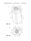 CONTAINER AND CAP ASSEMBLY diagram and image