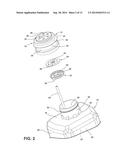 CONTAINER AND CAP ASSEMBLY diagram and image