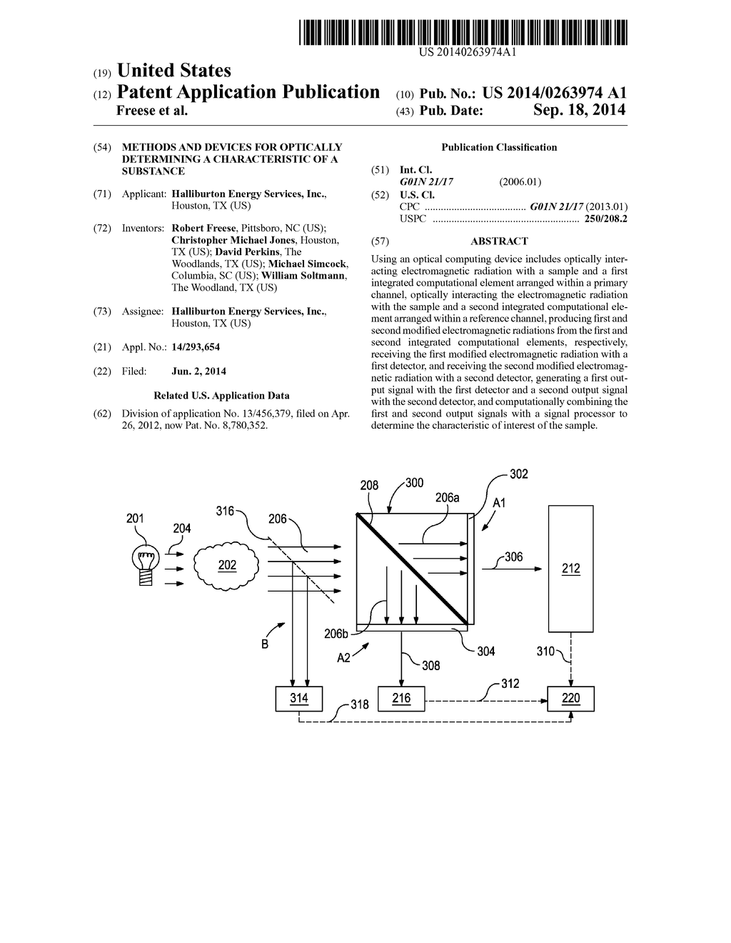 Methods and Devices for Optically Determining a Characteristic of a     Substance - diagram, schematic, and image 01