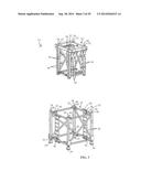 SCISSORS LIFT ASSEMBLY FOR JACKING TOWER diagram and image