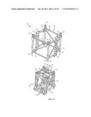 SCISSORS LIFT ASSEMBLY FOR JACKING TOWER diagram and image