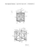 SCISSORS LIFT ASSEMBLY FOR JACKING TOWER diagram and image