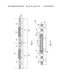 Packages with Molding Material Forming Steps diagram and image