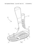 OVERMOLDING FOR AN ORTHOPEDIC WALKING BOOT diagram and image