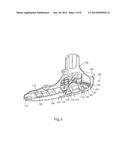 OVERMOLDING FOR AN ORTHOPEDIC WALKING BOOT diagram and image