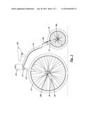 Pole Propelled Velocipede diagram and image