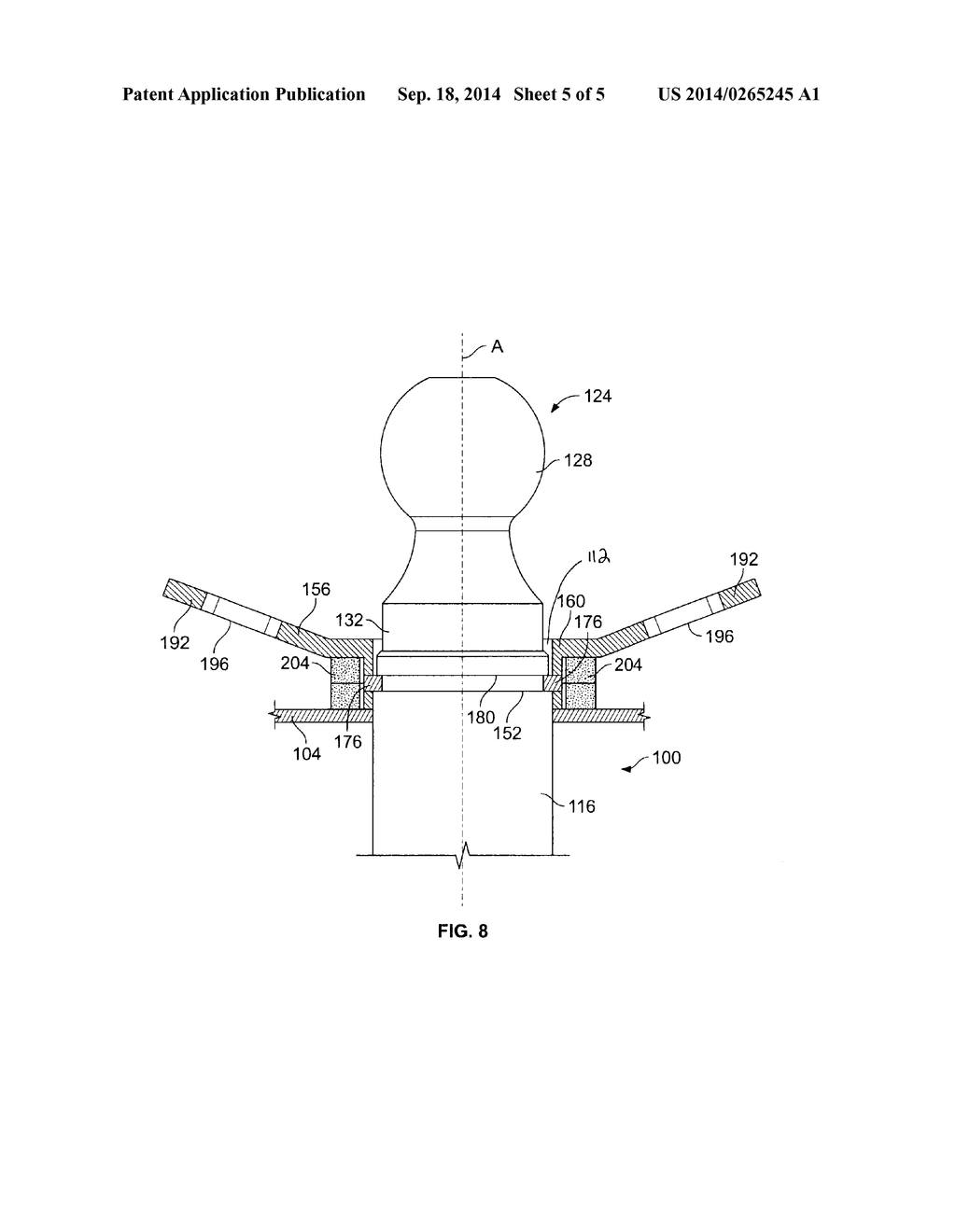 REMOVABLE GOOSENECK HITCH SAFETY CHAIN BRACKET - diagram, schematic, and image 06