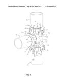 COMBINATION GLUE HUB AND MECHANICAL COUPLER FOR PIPE FITTINGS diagram and image