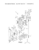 Latch with an Automatic Locking Function for a Double Door diagram and image