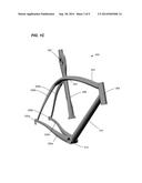 Bicycle Frame with Coupling Device to Permit Flexing diagram and image