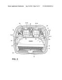 VEHICLE LOAD FLOOR ASSEMBLY FOR A SEATBACK diagram and image