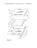 VEHICLE LOAD FLOOR ASSEMBLY FOR A SEATBACK diagram and image