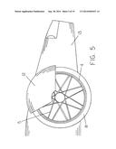 METHOD and APPARATUS for MINIMIZING DRAG-INDUCED FORCES on a WHEELED     VEHICLE diagram and image