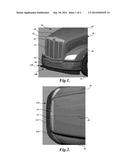 BUMPER WITH ENHANCED COOLING AND ASSOCIATED DRAG REDUCTION DEVICE diagram and image