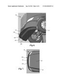 BUMPER WITH ENHANCED COOLING AND ASSOCIATED DRAG REDUCTION DEVICE diagram and image