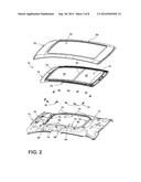 VEHICLE HEADLINER ATTACHMENT SYSTEM diagram and image