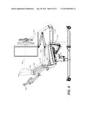 ERGONOMIC PRODUCTIVITY WORKSTATION HAVING COORDINATED AND HARMONIZED     MOVEMENT OF HEAD REST, BACKREST, SEAT, LEG REST, ARM RESTS, MONITOR     SUPPORT, AND WORK TRAYS THROUGH SITTING, STANDING, AND RECLINING     CONFIGURATIONS diagram and image