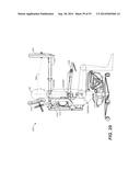 ERGONOMIC PRODUCTIVITY WORKSTATION HAVING COORDINATED AND HARMONIZED     MOVEMENT OF HEAD REST, BACKREST, SEAT, LEG REST, ARM RESTS, MONITOR     SUPPORT, AND WORK TRAYS THROUGH SITTING, STANDING, AND RECLINING     CONFIGURATIONS diagram and image