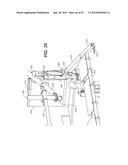 ERGONOMIC PRODUCTIVITY WORKSTATION HAVING COORDINATED AND HARMONIZED     MOVEMENT OF HEAD REST, BACKREST, SEAT, LEG REST, ARM RESTS, MONITOR     SUPPORT, AND WORK TRAYS THROUGH SITTING, STANDING, AND RECLINING     CONFIGURATIONS diagram and image