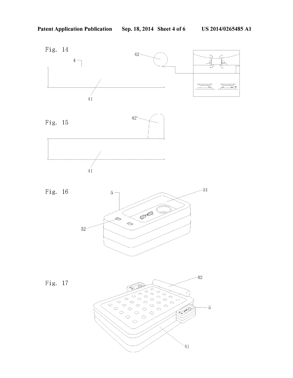 INFLATABLE DEVICE WITH STRAPS CONNECTED BETWEEN AN UPPER LAYER AND LOWER     LAYER THEREOF - diagram, schematic, and image 05