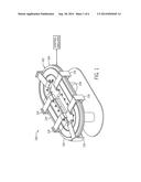 CONTROLLED MOTION SYSTEM HAVING A MAGNETIC FLUX BRIDGE JOINING LINEAR     MOTOR SECTIONS diagram and image