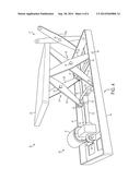 REFRIGERATOR WITH A SCISSOR-TYPE LIFT MECHANISM diagram and image