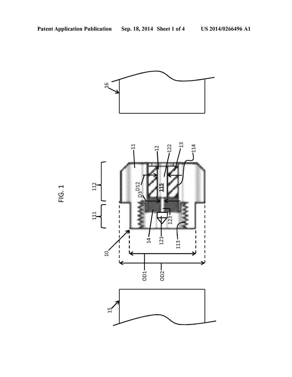 MICROWAVE CONNECTOR WITH FILTERING PROPERTIES - diagram, schematic, and image 02