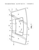 WINDOW ASSEMBLY WITH TRANSPARENT REGIONS HAVING A PERFORMANCE ENHANCING     SLIT FORMED THEREIN diagram and image