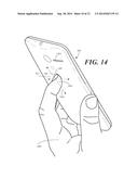 Touch Sensitive Surface with False Touch Protection for an Electronic     Device diagram and image