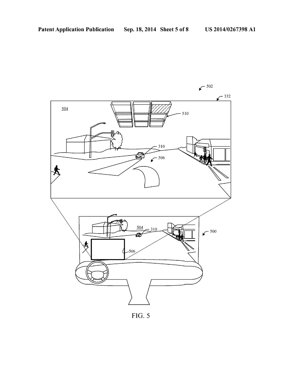 AUGMENTED REALITY HEADS UP DISPLAY (HUD) FOR YIELD TO PEDESTRIAN SAFETY     CUES - diagram, schematic, and image 06