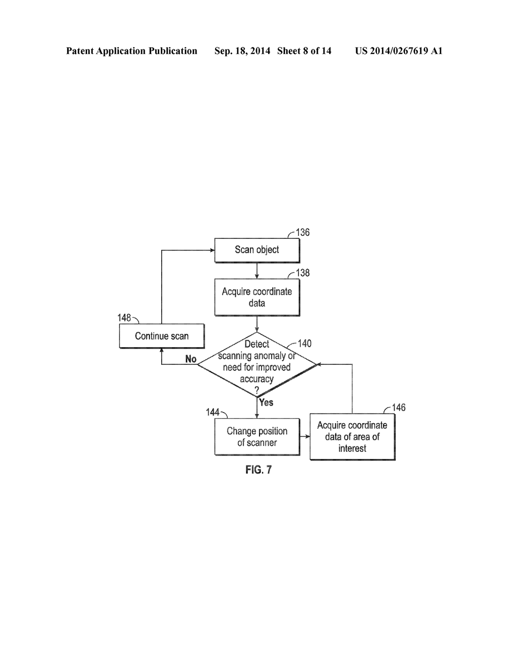 DIAGNOSING MULTIPATH INTERFERENCE AND ELIMINATING MULTIPATH INTERFERENCE     IN 3D SCANNERS USING PROJECTION PATTERNS - diagram, schematic, and image 09