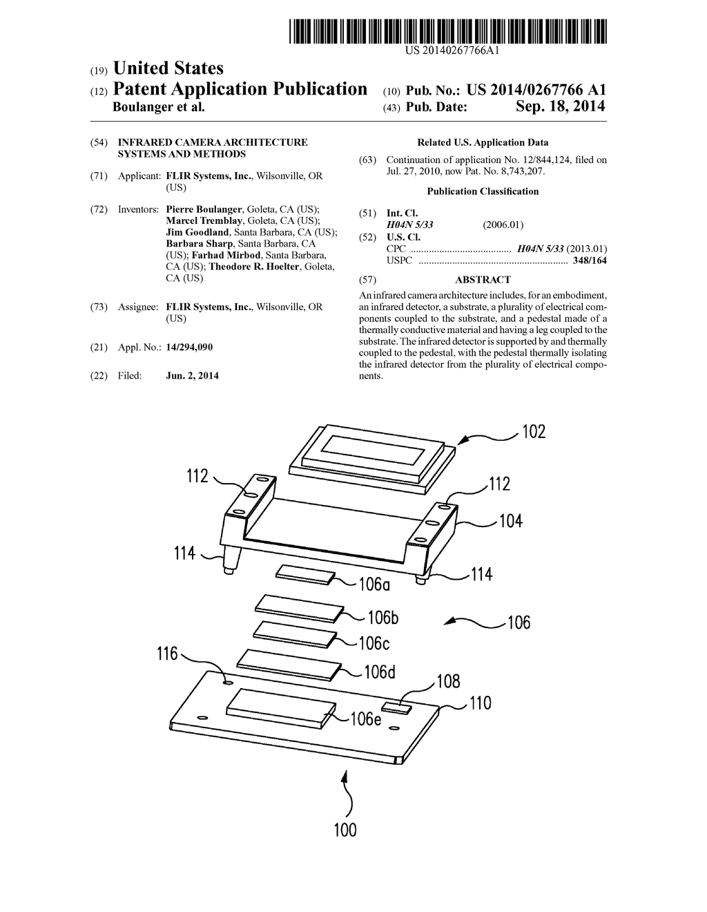 INFRARED CAMERA ARCHITECTURE SYSTEMS AND METHODS - diagram, schematic, and image 01