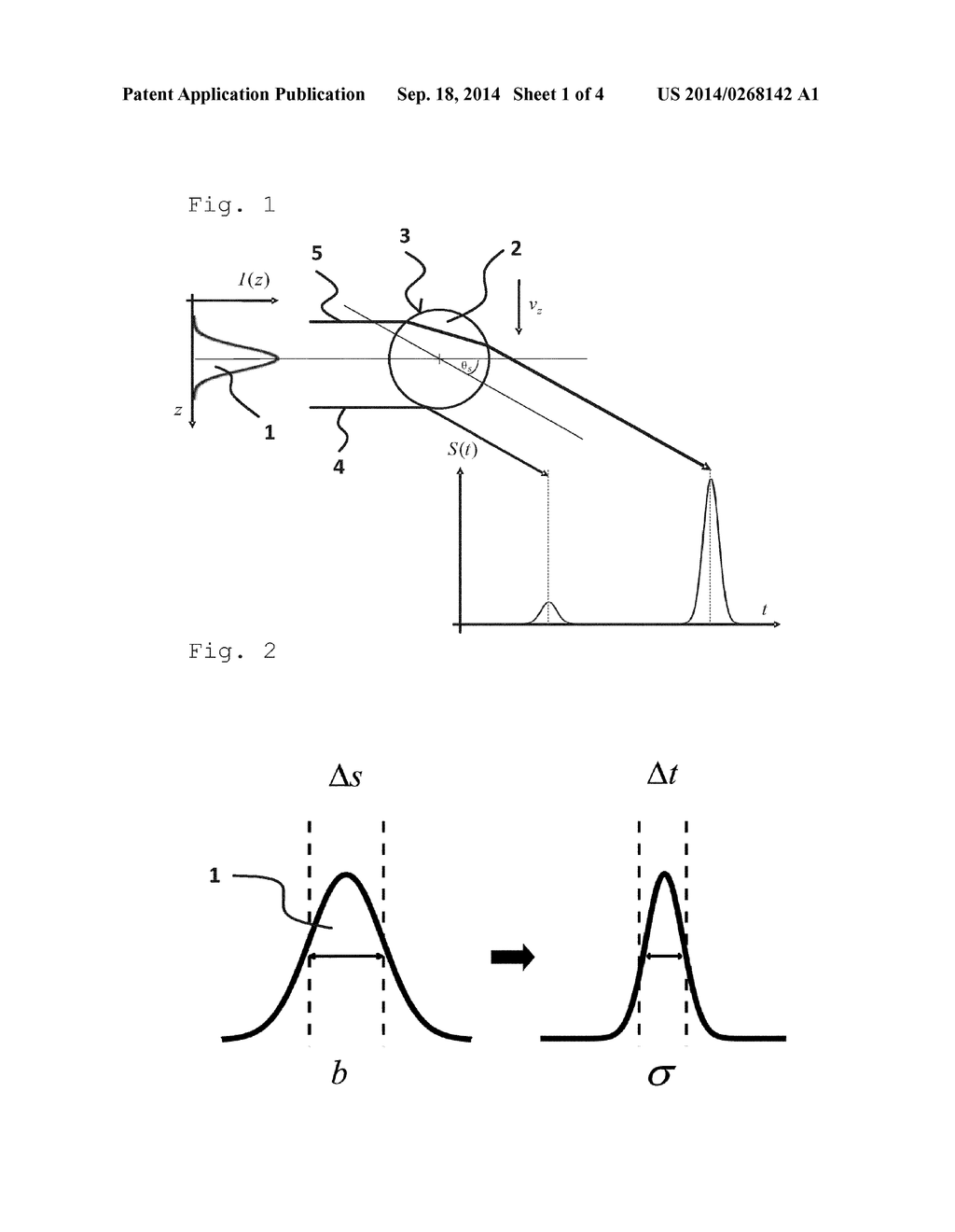 METHOD AND DEVICE FOR DETERMINING THE SIZE OF A TRANSPARENT PARTICLE - diagram, schematic, and image 02
