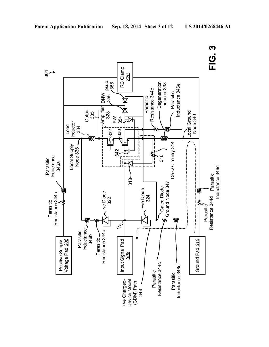 RADIO FREQUENCY INTEGRATED CIRCUIT (RFIC) CHARGED-DEVICE MODEL (CDM)     PROTECTION - diagram, schematic, and image 04