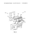 ARC CHUTE ASSEMBLY FOR AN AUTOMATIC TRANSFER SWITCH SYSTEM AND METHODS OF     ASSEMBLING THE SAME diagram and image