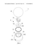 Water Lamp with Rotary Structure diagram and image