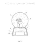 STRUCTURE OF LASER ENGRAVED BASE FOR DECORATIVE AQUATIC BALL diagram and image