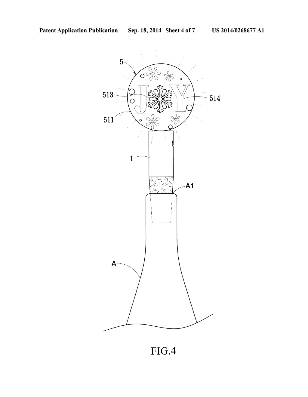 BLINKING WINE BOTTLE STOPPER - diagram, schematic, and image 05