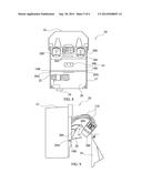 POWER HOUSING WITH ARTICULATING DOOR AND FACEPLATE ASSEMBLY diagram and image