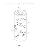 LIGHT-TRANSMITTING CANDLE STRUCTURE diagram and image