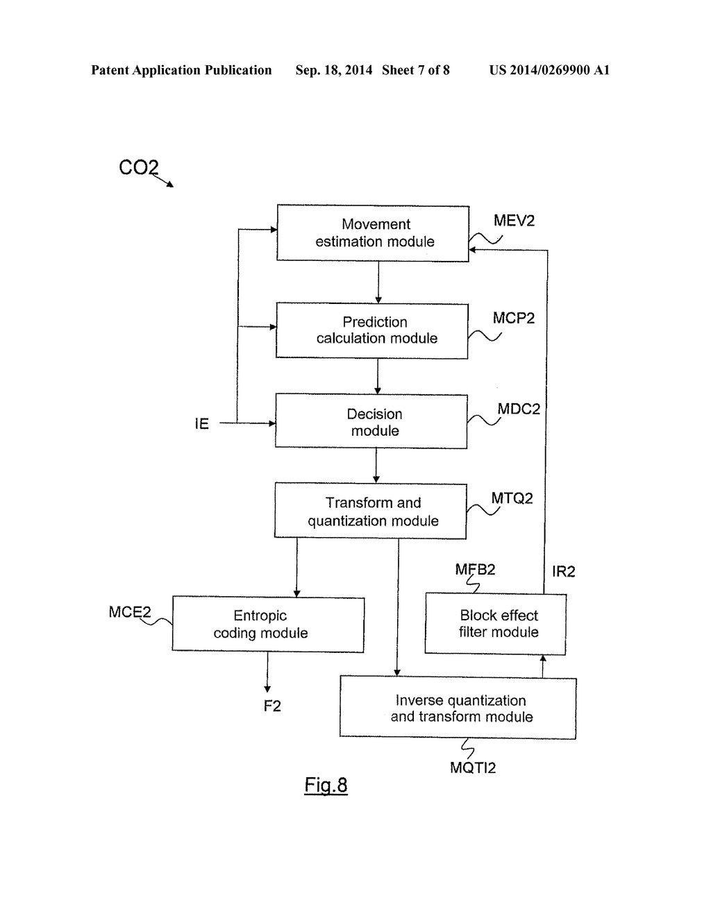 ENCODING AND DECODING AN IMAGE OR IMAGE SEQUENCE DIVIDED INTO PIXEL BLOCKS - diagram, schematic, and image 08