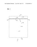 CLOSURE ARRANGEMENTS FOR RECLOSEABLE POUCHES; RECLOSEABLE POUCHES; AND,     METHODS diagram and image