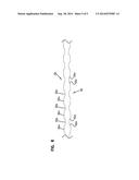 CLOSURE ARRANGEMENTS FOR RECLOSEABLE POUCHES; RECLOSEABLE POUCHES; AND,     METHODS diagram and image