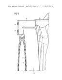 BEARING WITH A SUPPORTING ELEMENT AND METHOD OF SUPPORTING A FIRST RING OF     A BEARING diagram and image