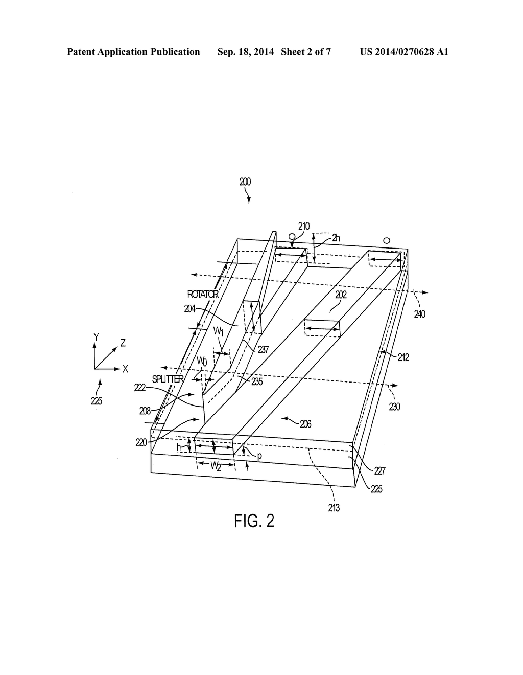 MATERIAL STRUCTURES FOR FRONT-END OF THE LINE INTEGRATION OF OPTICAL     POLARIZATION SPLITTERS AND ROTATORS - diagram, schematic, and image 03