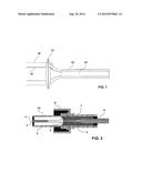 APPARATUS AND METHOD FOR ABSORBING LASER ENERGY THAT FAILS TO COUPLE INTO     THE CORE OF A LASER FIBER, AND FOR ABSORBING THE ENERGY THAT HAS BEEN     TRANSMITTED TO THE CLADDING OF THE LASER diagram and image